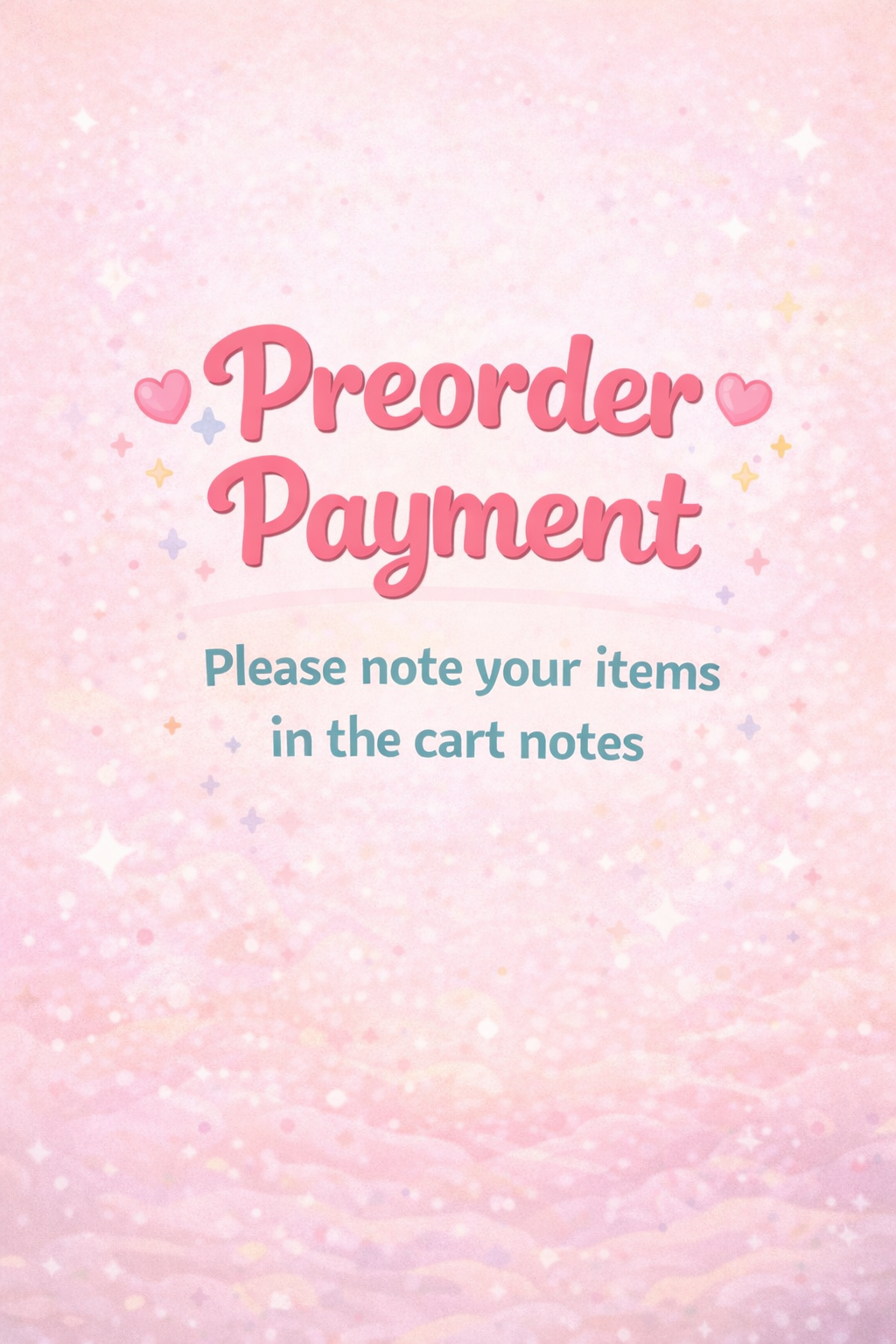 Preorder Payment